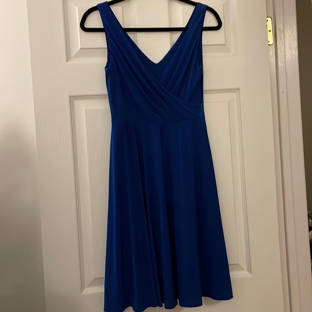 Isaac Mizrahi Blue Jersey Dress